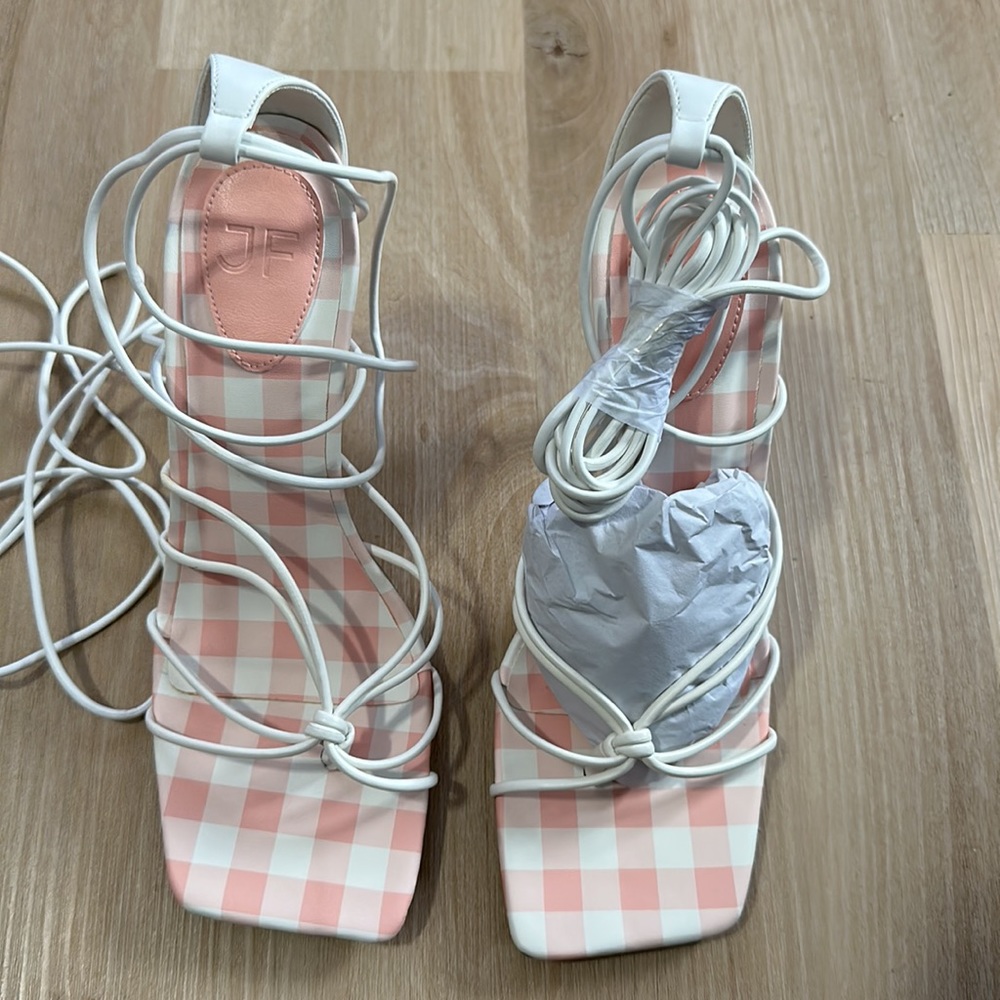 JUSTFAB LACE UP SANDAL - Picture 2 of 5